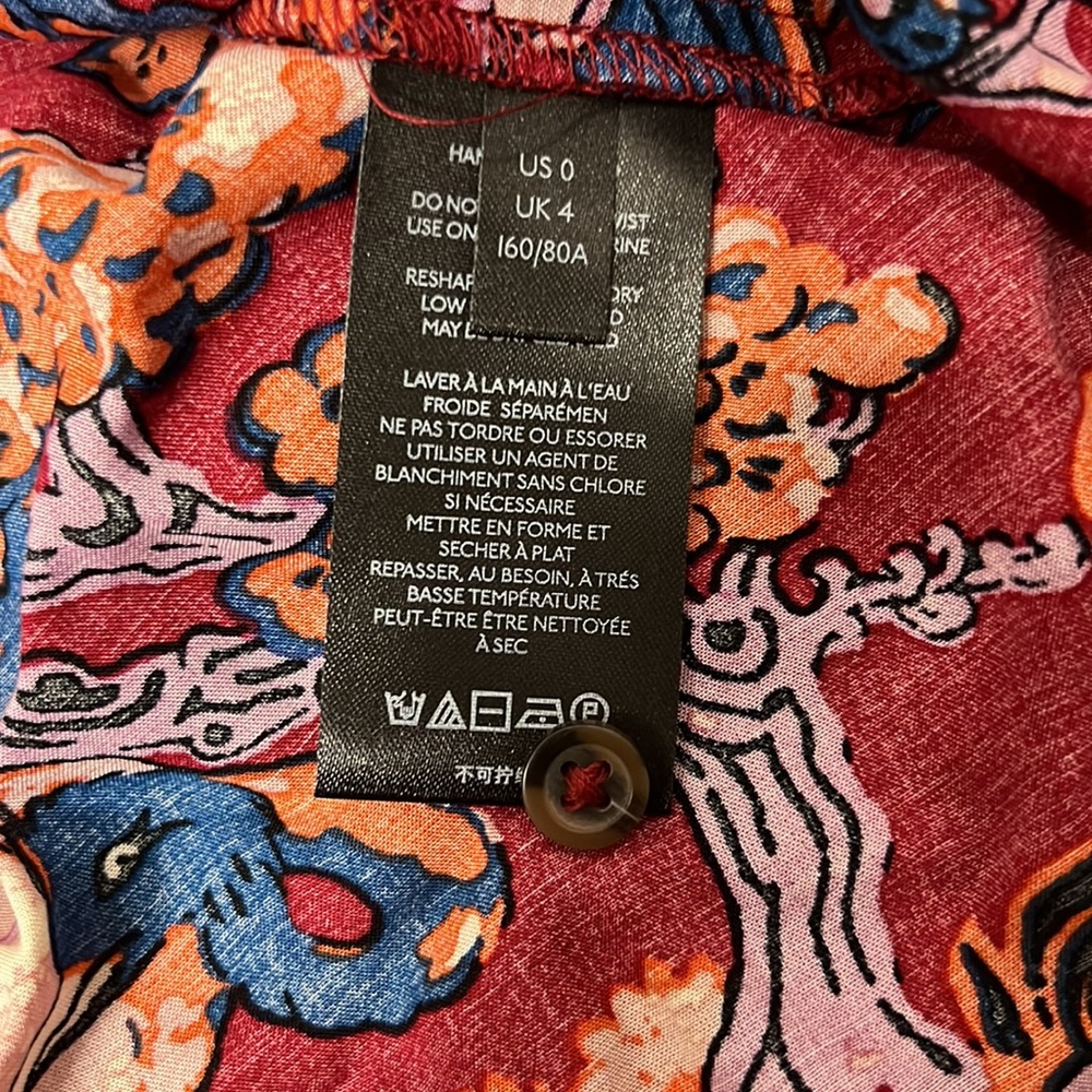 Anthropologie Maeve Darla Button Down Top Like New Size 0 - Picture 5 of 7